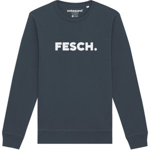 Watapparel Sweatshirt ' Fesch '  antraciet / wit