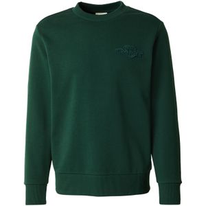 Gant - TONAL SHIELD - Sweatshirt - Tartan Green - Regular Fit