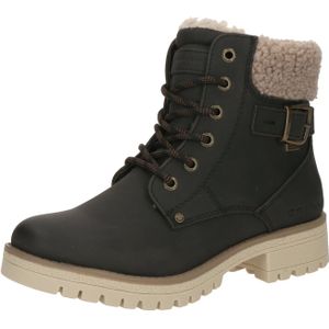 TOM TAILOR Veterlaarsjes  zwart