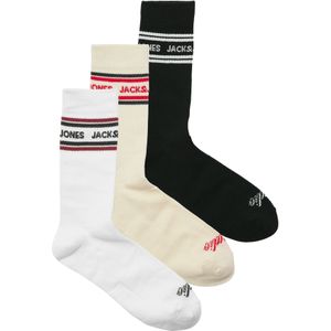 JACK & JONES Sokken 'JACLANDON'  rood / zwart / wit / wolwit