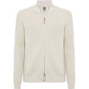Boggi Milano Gebreid vest  ivoor