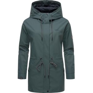 Ragwear Functionele jas 'Urbanna Remake'  donkergroen