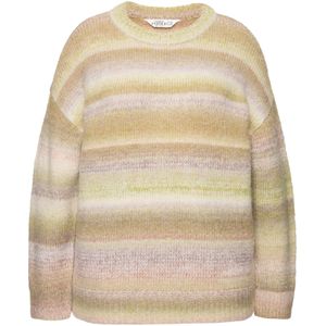 Studio Untold Trui  ecru / lichtbruin / lichtgroen / lila