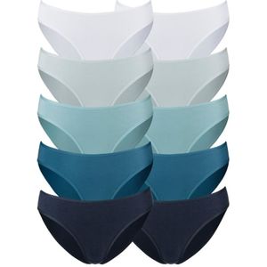 Petite Fleur - Bikinibroekje - Elastisch Katoen - Set van 10 Stuks