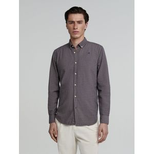 Scalpers Overhemd 'Country'  navy / aardetinten