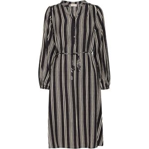 Fransa Jurk 'Ariana'  beige / zwart