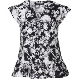 KOROSHI Blouse  zwart / wit