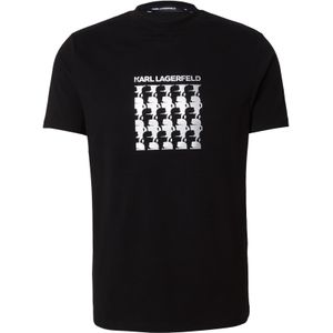 Karl Lagerfeld Shirt  zwart / wit