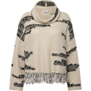 Studio Untold Trui  zwart / offwhite