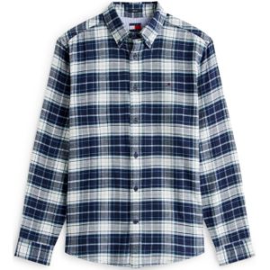 Tommy Jeans Overhemd  blauw / navy / mintgroen / wit