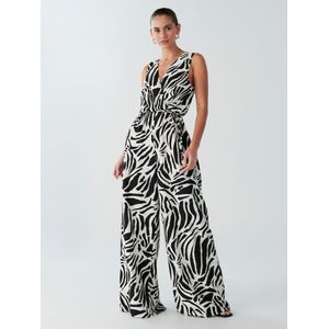 BWLDR Jumpsuit 'Parkes'  zwart / wit