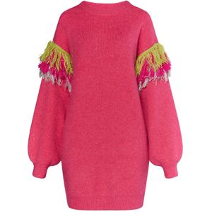 IZIA Trui  limoen / lila / pink