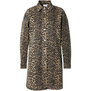 VILA Blousejurk  beige / antraciet