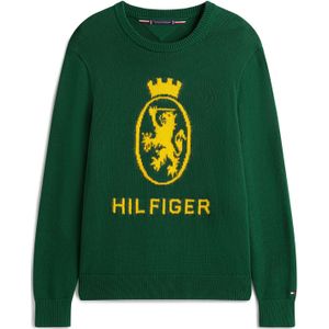 TOMMY HILFIGER Trui  geel / groen