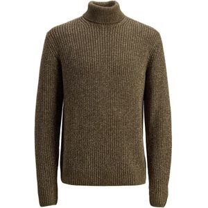 JACK & JONES Trui 'JORBLEECKER'  donkerbruin