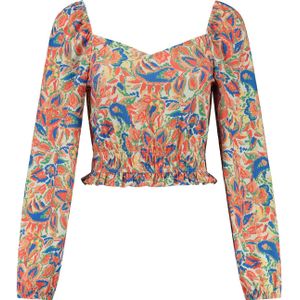 Shiwi Shirt  taupe / blauw / groen / oranje