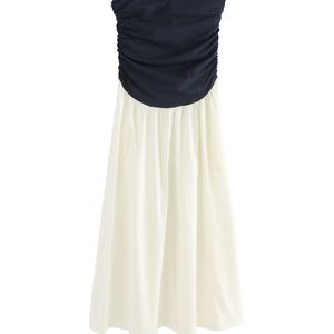 Next Jurk  marine / wit