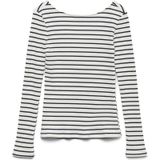 VERO MODA - VMSea - Shirt - Marine/Wit - Lange Mouw