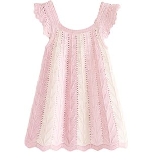 Next Jurk  ecru / pink