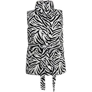 faina Bodywarmer  zwart / wit