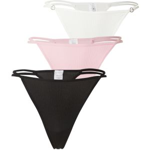 Trendyol String  rosa / zwart / wit