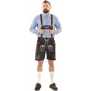 Alessandro Salvarini - Klederdracht Broek - Crème - Donkerbruin - Harembroeken