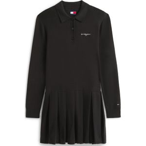 Tommy Jeans Gebreide jurk  zwart / wit