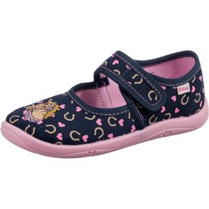 RICHTER Huisschoenen  donkerblauw / geel / pink