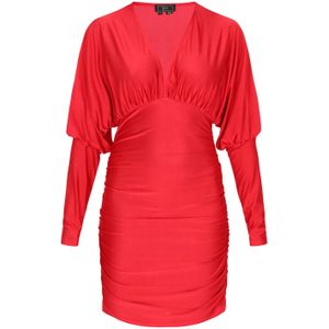 faina Cocktailjurk  rood