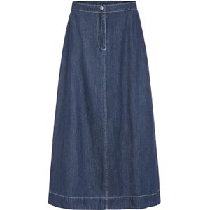 Soft Rebels Rok 'Portia'  blauw