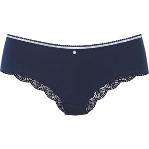 s.Oliver - RED LABEL - Beachwear Hipster - Donkerblauw - Katoenen Kruisje, Microtouch Materiaal