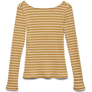 VERO MODA Shirt 'VMSea'  oranje / wit