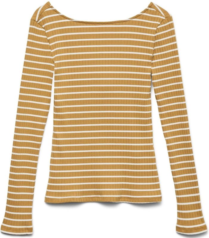 VERO MODA Shirt 'VMSea'  oranje / wit