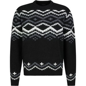 Eight2Nine Trui  zwart / wit