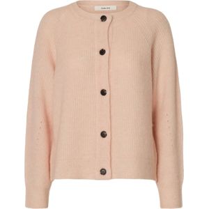 SELECTED Gebreid vest 'SLFLULU'  rosa