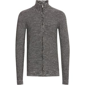 INDICODE JEANS Gebreid vest ' Jadan '  donkergrijs