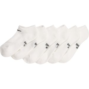 Nike - Dri-FIT Performance Basics - Enkelsokken - Wit Zwart - 6-Pack