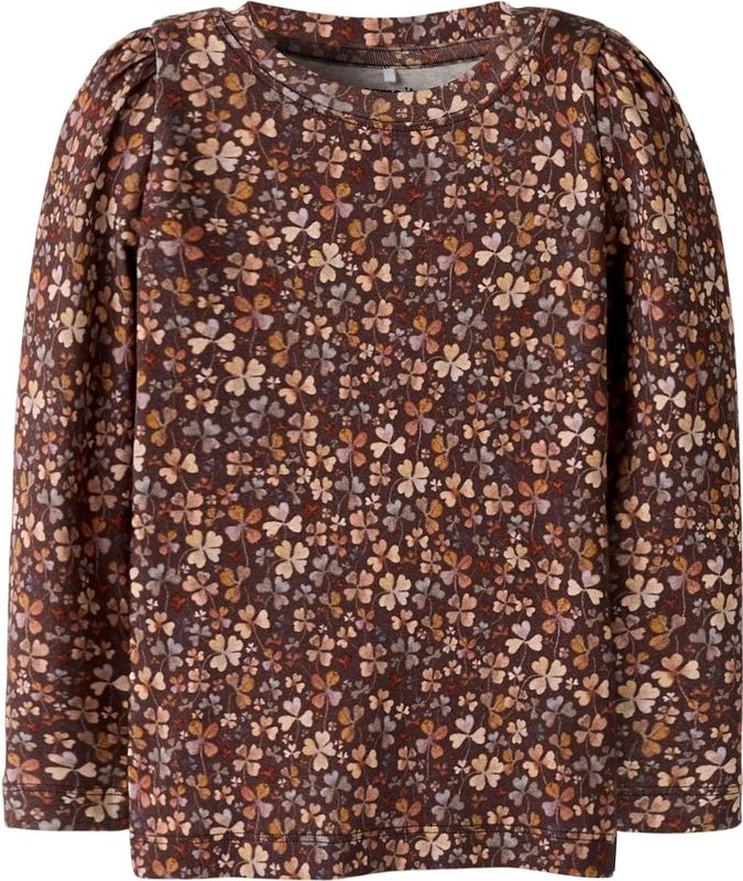 Top - Slim Fit - Lange Mouwen - Ribgebreid - All-over Print