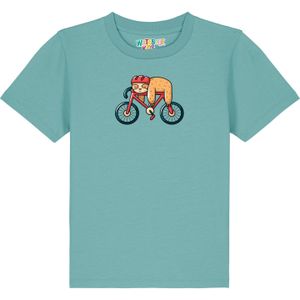 watabout.kids Shirt 'Sloth'  turquoise / gemengde kleuren