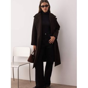 Trendyol Tussenmantel  chocoladebruin