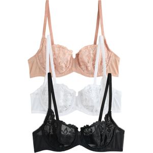 Next BH  oudroze / zwart / wit