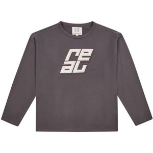 STACCATO Shirt  donkergrijs / wit