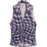 Desigual Shirt  blauw / mauve / wit