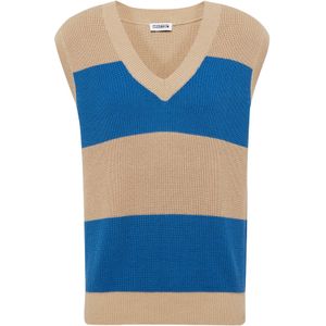 ABOUT YOU Limited Trui  beige / blauw