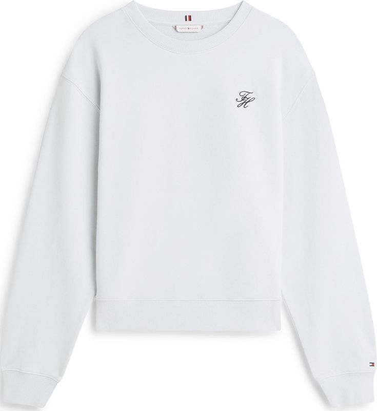 TOMMY HILFIGER Sweatshirt  pastelblauw / donkerblauw