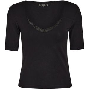 DESIRES Shirt 'Giselle'  zwart