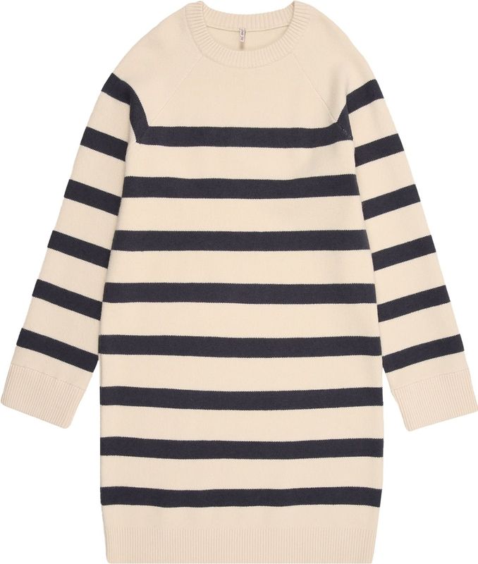 Kogkelly - Midi-jurk - Gebreide Jurk - O-hals - Lange Mouwen