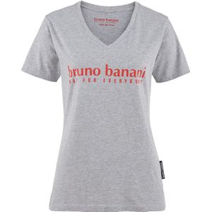 Bruno Banani Shirt ' Ashley '  lichtgrijs / rood