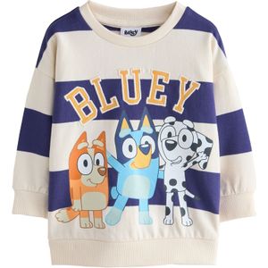 Next Sweatshirt  navy / lichtblauw / donkeroranje / wit