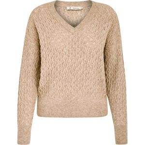 Peppercorn Trui 'Rosalia'  donkerbeige